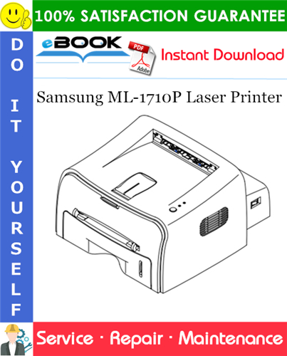 Thumbnail ☆☆ Best ☆☆ Samsung ML-1710P Laser Printer Service Repair Manual