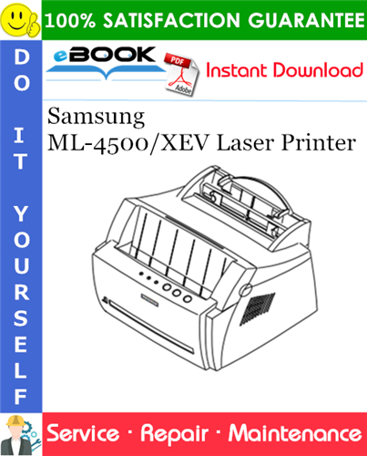 Thumbnail ☆☆ Best ☆☆ Samsung ML-4500/XEV Laser Printer Service Repair Manual