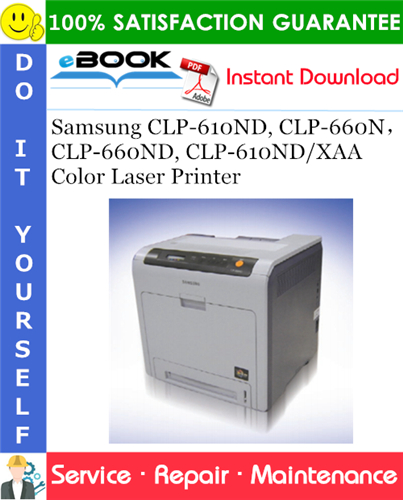 Thumbnail ☆☆ Best ☆☆ Samsung CLP-610ND, CLP-660N，CLP-660ND, CLP-610ND/XAA Color Laser Printer Service Repair Manual