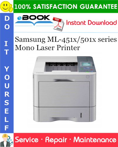 Thumbnail ☆☆ Best ☆☆ Samsung ML-451x/501x series Mono Laser Printer Service Repair Manual + Parts Catalog