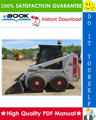 Thumbnail ☆☆ Best ☆☆ Bobcat 843B Skid Steer Loader Operation & Maintenance Manual