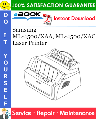 Thumbnail ☆☆ Best ☆☆ Samsung ML-4500/XAA, ML-4500/XAC Laser Printer Service Repair Manual