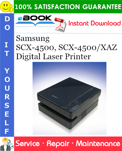 Thumbnail ☆☆ Best ☆☆ Samsung SCX-4500, SCX-4500/XAZ Digital Laser Printer Service Repair Manual