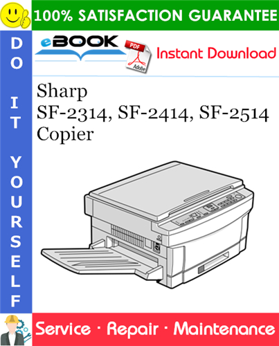 Thumbnail ☆☆ Best ☆☆ Sharp SF-2314, SF-2414, SF-2514 Copier Service Repair Manual