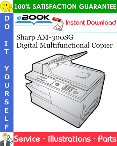 Thumbnail ☆☆ Best ☆☆ Sharp AM-300SG Digital Multifunctional Copier Parts Manual