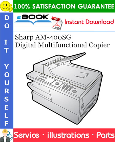 Thumbnail ☆☆ Best ☆☆ Sharp AM-400SG Digital Multifunctional Copier Parts Manual