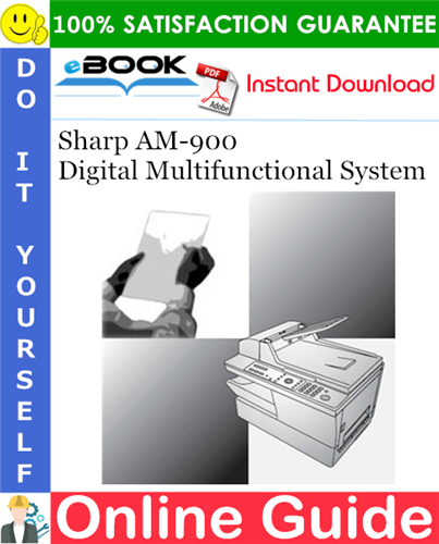 Thumbnail ☆☆ Best ☆☆ Sharp AM-900 Digital Multifunctional System Online Guide