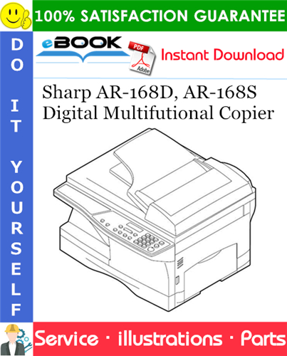 Thumbnail ☆☆ Best ☆☆ Sharp AR-168D, AR-168S Digital Multifutional Copier Parts Manual