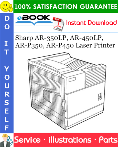 Thumbnail ☆☆ Best ☆☆ Sharp AR-350LP, AR-450LP, AR-P350, AR-P450 Laser Printer Parts Manual