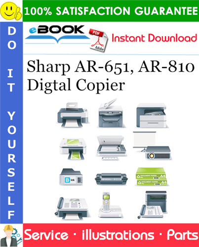 Thumbnail ☆☆ Best ☆☆ Sharp AR-651, AR-810 Digtal Copier Parts Manual