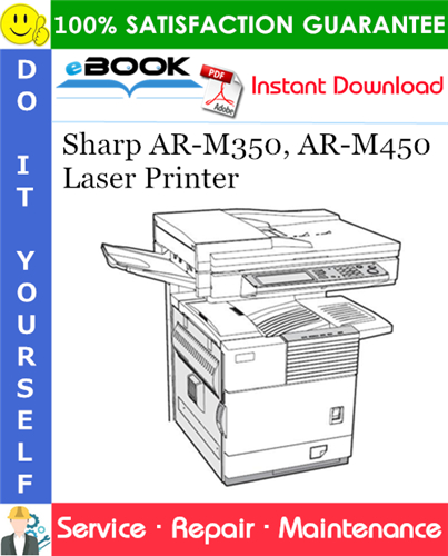 Thumbnail ☆☆ Best ☆☆ Sharp AR-M350, AR-M450 Laser Printer Service Repair Manual
