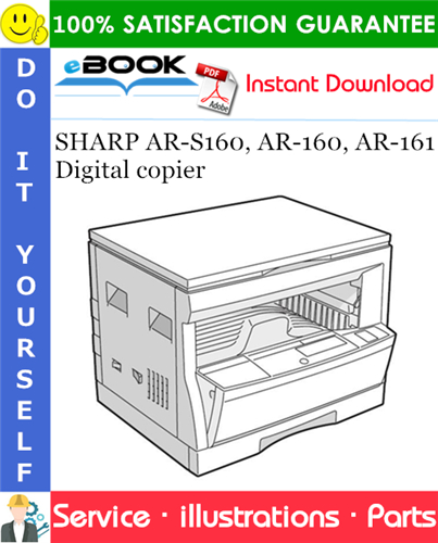 Thumbnail ☆☆ Best ☆☆ SHARP AR-S160, AR-160, AR-161 Digital copier Parts Manual