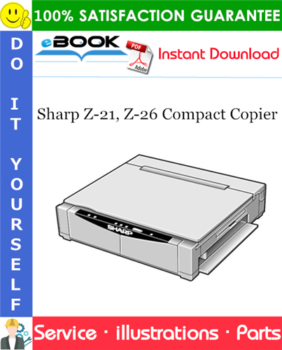 Thumbnail ☆☆ Best ☆☆ Sharp Z-21, Z-26 Compact Copier Parts Manual