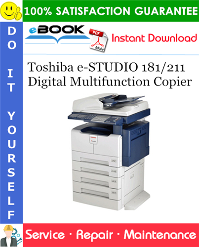 Thumbnail ☆☆ Best ☆☆ Toshiba e-STUDIO 181/211 Digital Multifunction Copier Service Repair Manual Thumbnail ☆☆ Best ☆☆ Toshiba e-STUDIO 181/211 Digital Multifunction Copier Service Repair Manual