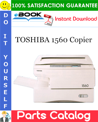 Thumbnail ☆☆ Best ☆☆ TOSHIBA 1560 Copier Parts Catalog Manual