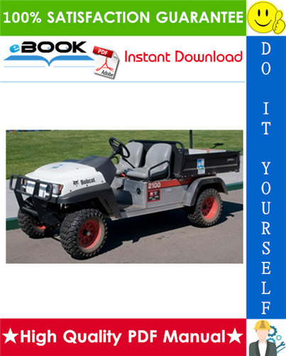 Thumbnail ☆☆ Best ☆☆ Bobcat 2100 Utility Vehicle Operation & Maintenance Manual