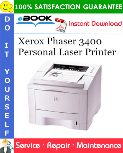 Thumbnail ☆☆ Best ☆☆ Xerox Phaser 3400 Personal Laser Printer Service Repair Manual + Parts Catalog