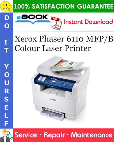 Thumbnail ☆☆ Best ☆☆ Xerox Phaser 6110 MFP/B Colour Laser Printer Service Repair Manual
