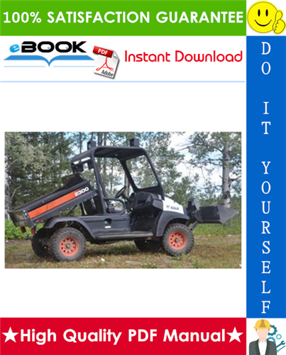 Thumbnail ☆☆ Best ☆☆ Bobcat 2300 Utility Vehicle Operation & Maintenance Manual