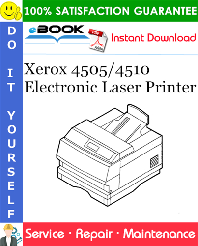 Thumbnail ☆☆ Best ☆☆ Xerox 4505/4510 Electronic Laser Printer Service Repair Manual