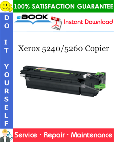 Thumbnail ☆☆ Best ☆☆ Xerox 5240/5260 Copier Service Repair Manual