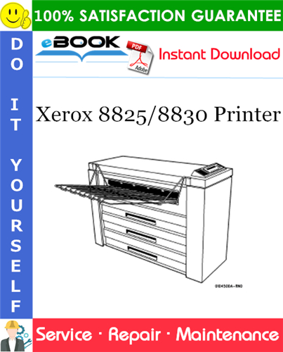Thumbnail ☆☆ Best ☆☆ Xerox 8825/8830 Printer Service Repair Manual