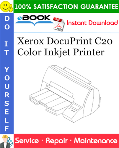 Thumbnail ☆☆ Best ☆☆ Xerox DocuPrint C20 Color Inkjet Printer Service Repair Manual