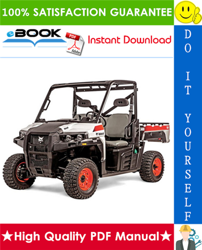 Thumbnail ☆☆ Best ☆☆ Bobcat 3400, 3400XL Utility Vehicle Operation & Maintenance Manual