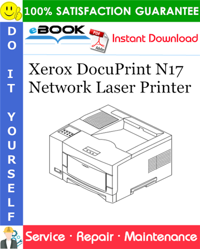 Thumbnail ☆☆ Best ☆☆ Xerox DocuPrint N17 Network Laser Printer Service Repair Manual