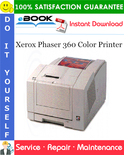 Thumbnail ☆☆ Best ☆☆ Xerox Phaser 360 Color Printer Service Repair Manual
