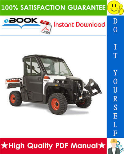Thumbnail ☆☆ Best ☆☆ Bobcat 3450 Utility Vehicle Operation & Maintenance Manual
