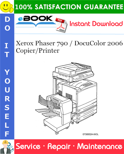 Thumbnail ☆☆ Best ☆☆ Xerox Phaser 790 / DocuColor 2006 Copier/Printer Service Repair Manual