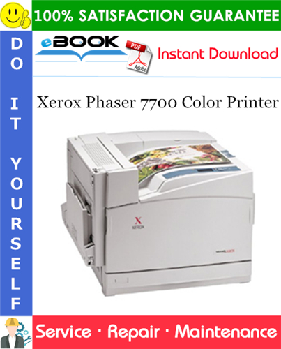 Thumbnail ☆☆ Best ☆☆ Xerox Phaser 7700 Color Printer Service Repair Manual