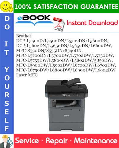 Thumbnail ☆☆ Best ☆☆ Brother DCP-L5500D/L5500DN/L5502DN/L5600DN, DCP-L5602DN/L5650DN/L5652DN/L6600DW, MFC-8530DN/8535DN/8540DN, MFC-L5700DN/L5700DW/L5702DW/L5750DW, MFC-L5755DW/L5800