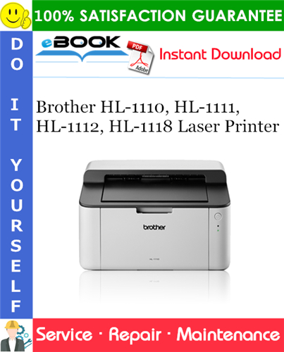 Thumbnail ☆☆ Best ☆☆ Brother HL-1110, HL-1111, HL-1112, HL-1118 Laser Printer Service Repair Manual