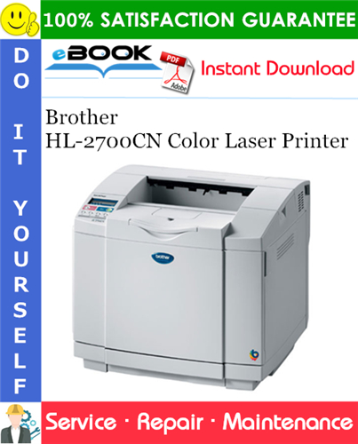 Thumbnail ☆☆ Best ☆☆ Brother HL-2700CN Color Laser Printer Service Repair Manual