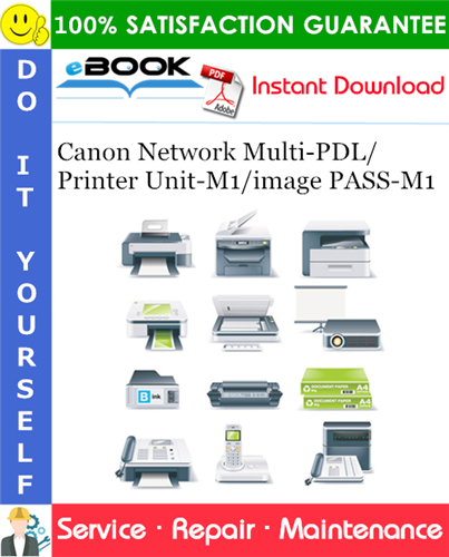 Thumbnail ☆☆ Best ☆☆ Canon Network Multi-PDL/Printer Unit-M1/image PASS-M1 Service Repair Manual