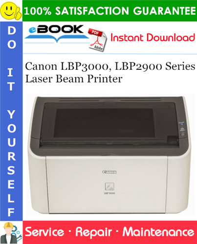 Thumbnail ☆☆ Best ☆☆ Canon LBP3000, LBP2900 Series Laser Beam Printer Service Repair Manual