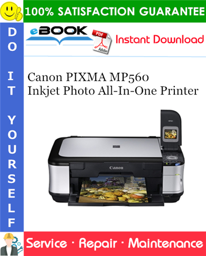 Thumbnail ☆☆ Best ☆☆ Canon PIXMA MP560 Inkjet Photo All-In-One Printer Service Repair Manual