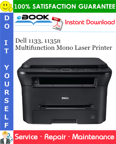Thumbnail ☆☆ Best ☆☆ Dell 1133, 1135n Multifunction Mono Laser Printer Service Repair Manual
