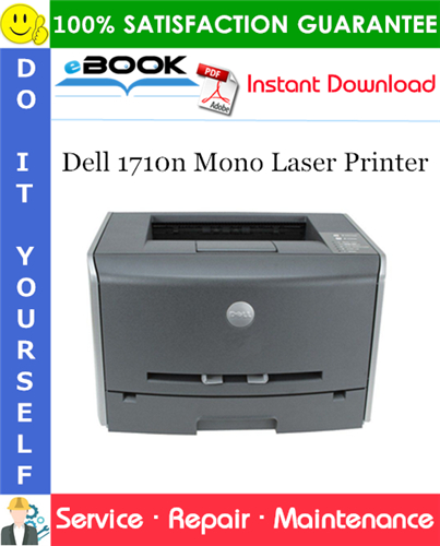 Thumbnail ☆☆ Best ☆☆ Dell 1710n Mono Laser Printer Service Repair Manual