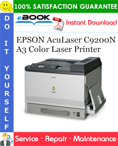 Thumbnail ☆☆ Best ☆☆ EPSON AcuLaser C9200N A3 Color Laser Printer Service Repair Manual Thumbnail ☆☆ Best ☆☆ EPSON AcuLaser C9200N A3 Color Laser Printer Service Repair Manual