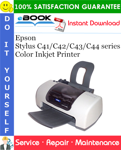 Thumbnail ☆☆ Best ☆☆ Epson Stylus C41/C42/C43/C44 series Color Inkjet Printer Service Repair Manual