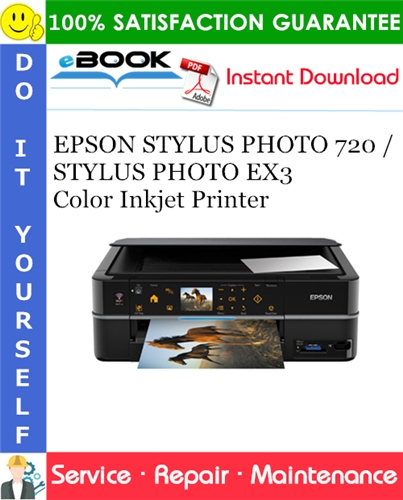 Thumbnail ☆☆ Best ☆☆ EPSON STYLUS PHOTO 720 / STYLUS PHOTO EX3 Color Inkjet Printer Service Repair Manual Thumbnail ☆☆ Best ☆☆ EPSON STYLUS PHOTO 720 / STYLUS PHOTO EX3 Color Inkjet Printer Service Repair Manual
