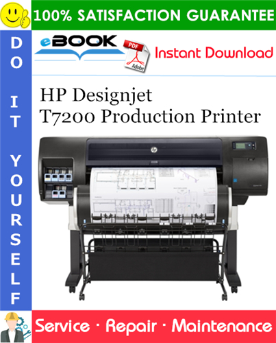 Thumbnail ☆☆ Best ☆☆ HP Designjet T7200 Production Printer Service Repair Manual