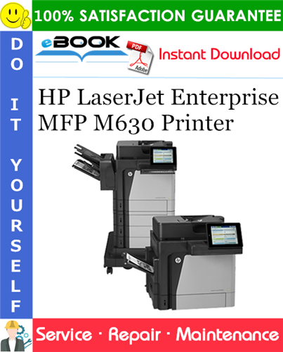 Thumbnail ☆☆ Best ☆☆ HP LaserJet Enterprise MFP M630 Printer Service Repair Manual