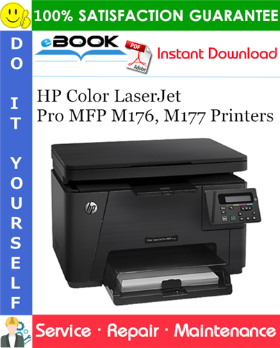 Thumbnail ☆☆ Best ☆☆ HP Color LaserJet Pro MFP M176, M177 Printers Service Repair Manual Thumbnail ☆☆ Best ☆☆ HP Color LaserJet Pro MFP M176, M177 Printers Service Repair Manual