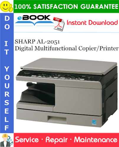 Thumbnail ☆☆ Best ☆☆ SHARP AL-2051 Digital Multifunctional Copier/Printer Service Repair Manual