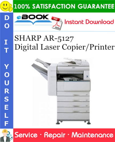 Thumbnail ☆☆ Best ☆☆ SHARP AR-5127 Digital Laser Copier/Printer Service Repair Manual