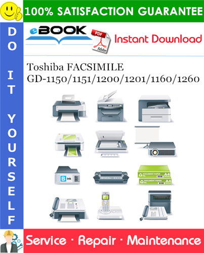 Thumbnail ☆☆ Best ☆☆ Toshiba FACSIMILE GD-1150/1151/1200/1201/1160/1260 Service Repair Manual Thumbnail ☆☆ Best ☆☆ Toshiba FACSIMILE GD-1150/1151/1200/1201/1160/1260 Service Repair Manual